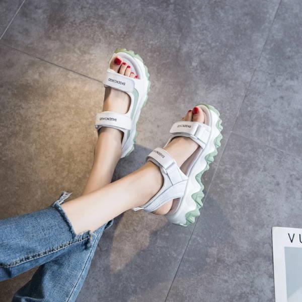 厚底サンダル レディース スポーツサンダル スポサン スニーカーサンダル カジュアル 歩きやすい 疲れない おしゃれ 可愛い 靴 シューズ |  | 09