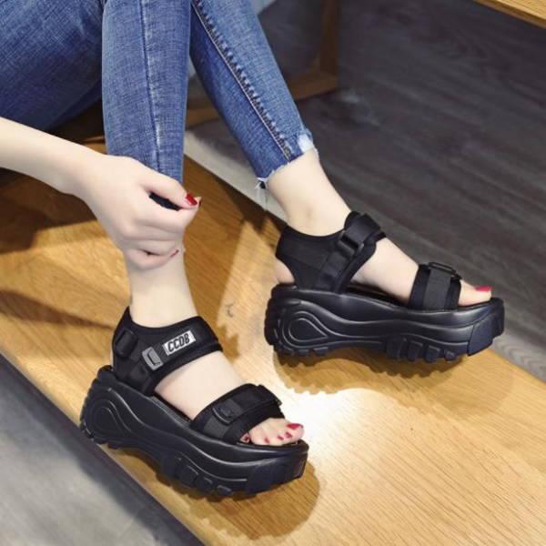 スポーツサンダル 厚底 レディース  コンフォート スニーカーサンダル カジュアル 歩きやすい 疲れない おしゃれ 可愛い 靴 シューズ |  | 01