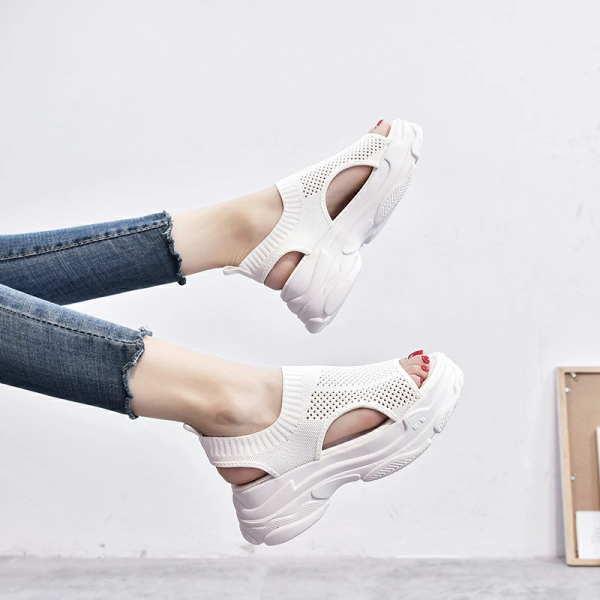 ヒールサンダル ミュール サンダル スクエアトゥ トレンド ビーチサンダル 通気性 無地 シンプル ハイヒール 安定感 オープントゥ  歩きやすい 厚底 |  | 05