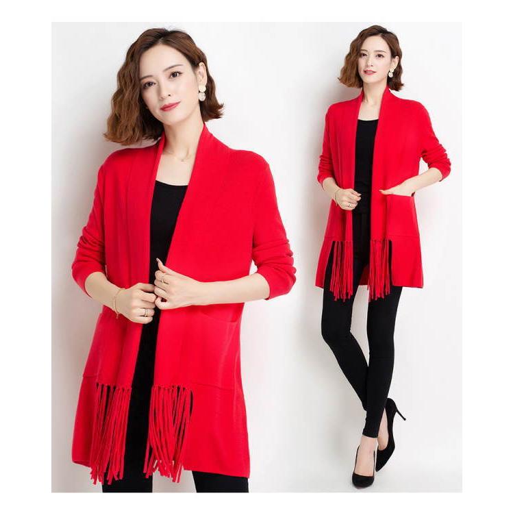 ニットカーディガン レディース ロングカーディガン トッパー  コーディガン ゆったり ニットカーデ ロング丈 羽織 |  | 07