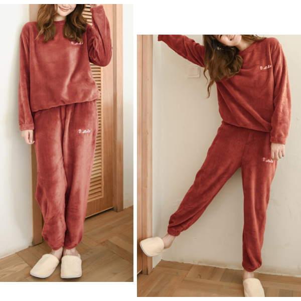 セットアップ レディース 上下セット モコモコ ボア 部屋着 パジャマ 長袖 カジュアル 2点セット 裏ボア 長ズボン |  | 10