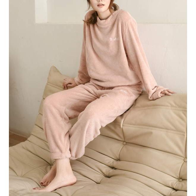 セットアップ レディース 上下セット モコモコ ボア 部屋着 パジャマ 長袖 カジュアル 2点セット 裏ボア 長ズボン |  | 05