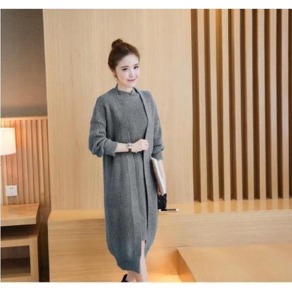 ニットワンピース ロング レディース ロング カーディガン セットアップ |  | 05