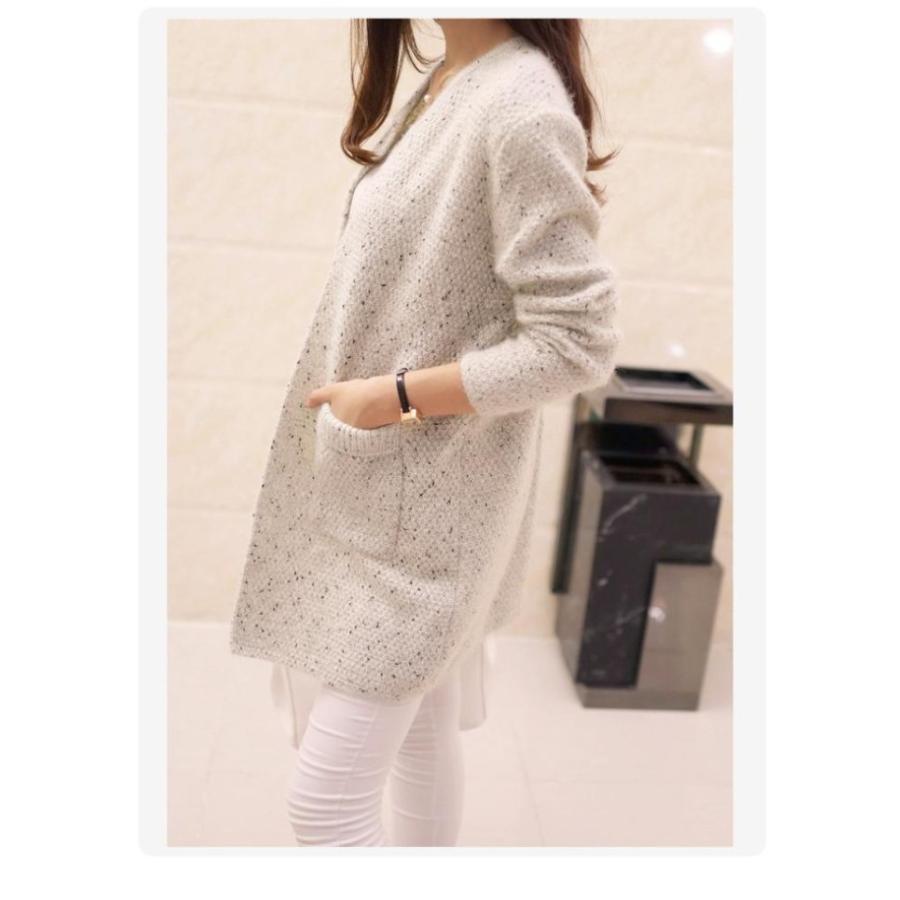 ニット カーディガン レディース ロング丈 ニットカーディガン 丸首 無地 長袖 |  | 05