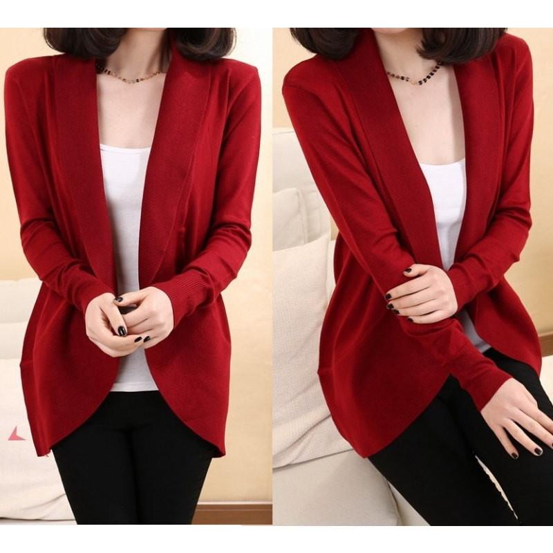 ロング カーディガン レディース ニット カーディガン ミドル丈 ドルマン袖 |  | 05