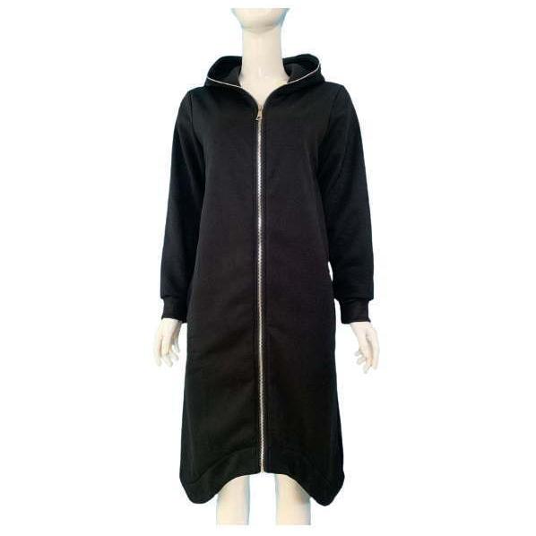 ロングパーカー レディース スウェットワンピース トレーナー ドルマン