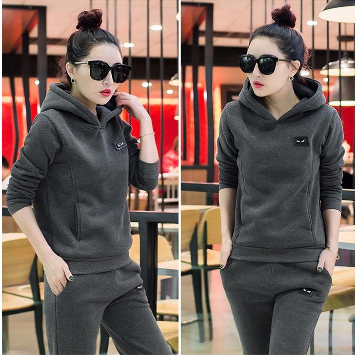 セットアップ 裏起毛 薄手 上下セット レディース スウェット トレーナー 部屋着 パジャマ 長袖 カジュアル 2点セット パーカー 秋 秋冬 |  | 02