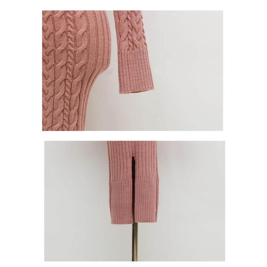 ニットワンピース レディース ロング ハイネック タイト マキシワンピース |  | 14