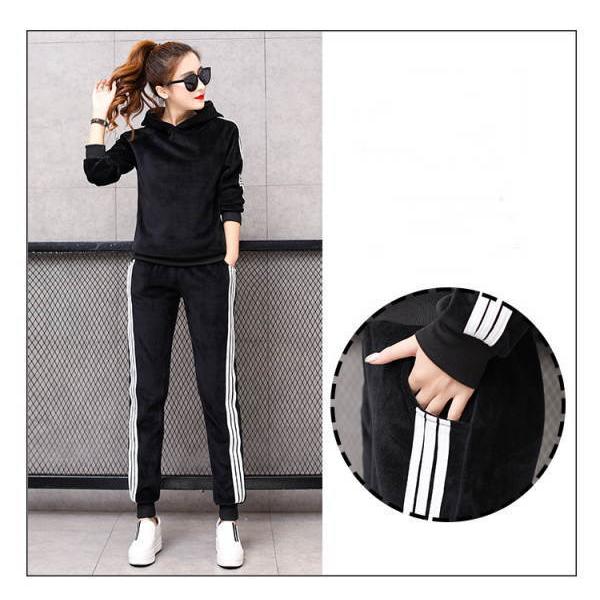 ルームウエア 裏起毛 上下セット レディース おしゃれ セットアップ ぺロア スウェット トレーナー 厚手  部屋着 パジャマ |  | 02