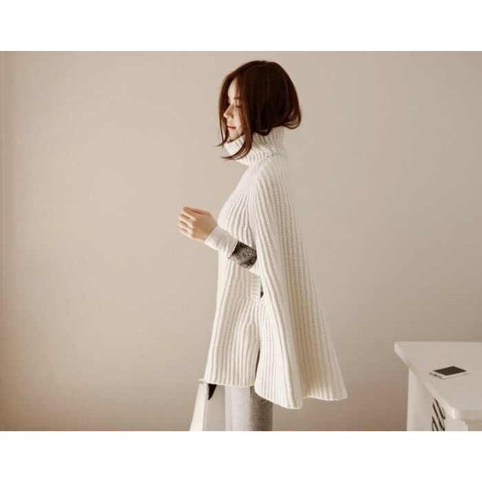 ポンチョ ニット トップス ニット ベスト マント ドルマンニット  レディース |  | 04