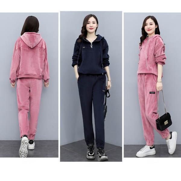 ルームウエア 裏起毛 上下セット レディース おしゃれ セットアップ ぺロア スウェット トレーナー 厚手  部屋着 パジャマ |  | 01