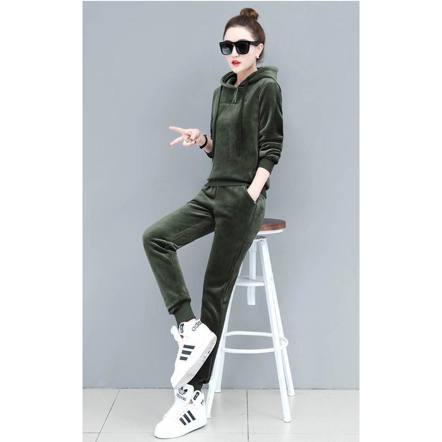 ルームウエア 裏起毛 上下セット レディース おしゃれ セットアップ ぺロア スウェット トレーナー 厚手  部屋着 パジャマ |  | 04