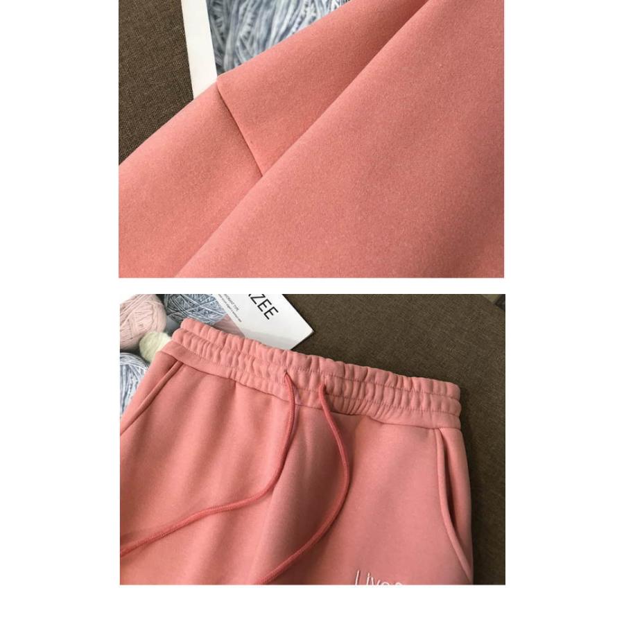 上下セット レディース スウェット ルームウエア おしゃれ セットアップ  スポーツウェア ヨガウェア 裏起毛 厚手  防寒 暖 あったか |  | 08