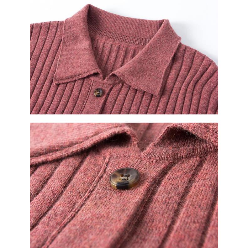 ニットワンピース ケーブル編み ハイネック  Aライン  長袖 ロングカーディガン レディース |  | 11