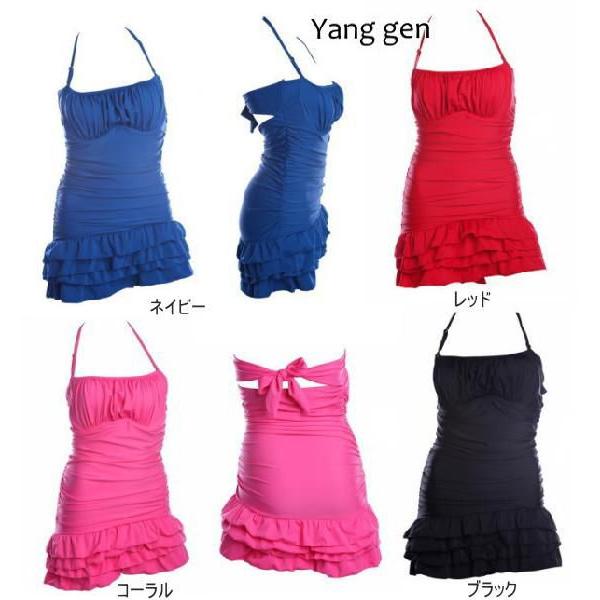 水着 レディース ワイヤービキニ ロンパース水着 ワンピース スカート 無地　激安水着 秋在庫限り在庫限り 限定SALE |  | 02