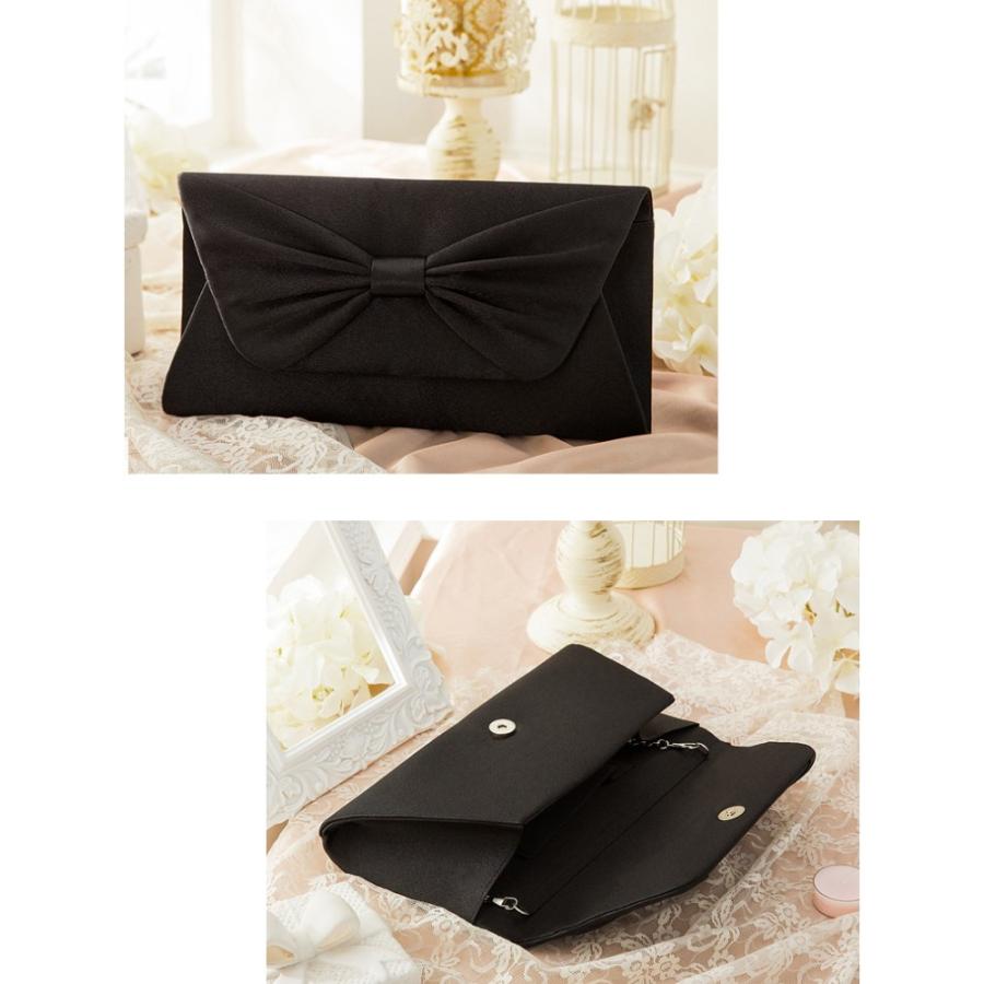 ハンドバッグ パーティーバッグ バッグ クラッチバッグ フォーマル リボン パール ビジュー レディース |  | 10