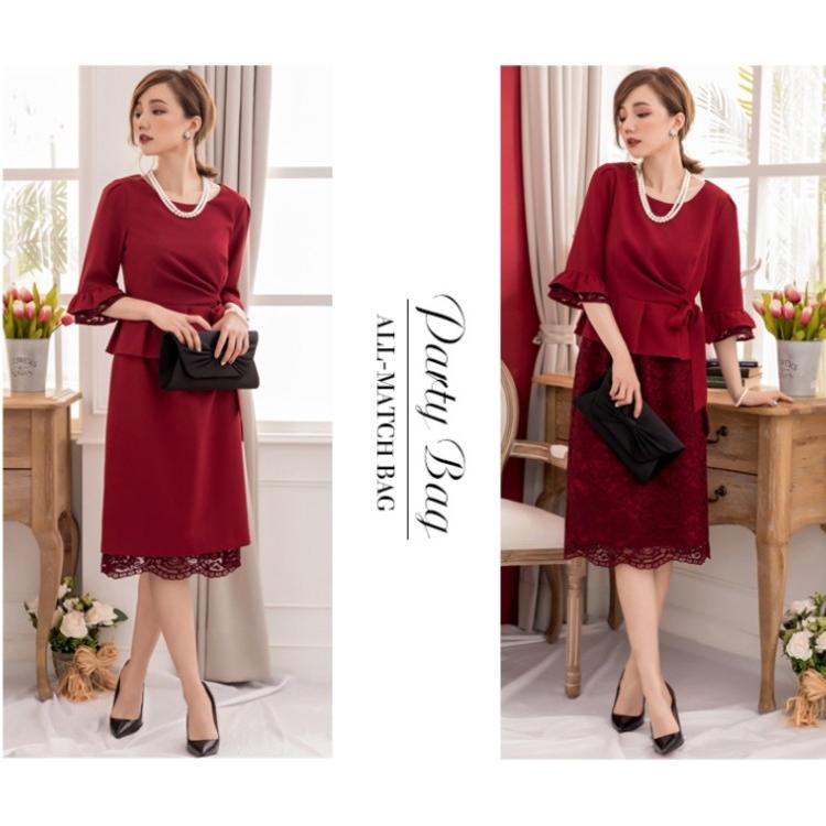 ハンドバッグ パーティーバッグ バッグ クラッチバッグ フォーマル リボン パール ビジュー レディース |  | 12