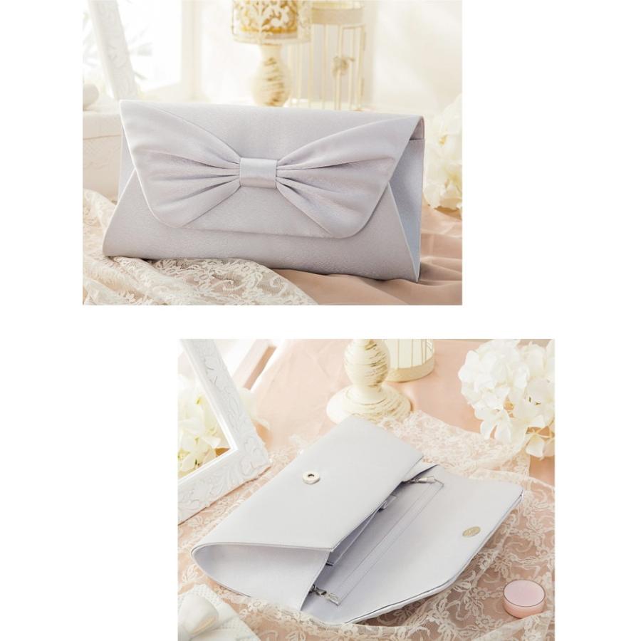 ハンドバッグ パーティーバッグ バッグ クラッチバッグ フォーマル リボン パール ビジュー レディース |  | 02