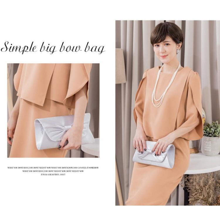 ハンドバッグ パーティーバッグ バッグ クラッチバッグ フォーマル リボン パール ビジュー レディース |  | 04