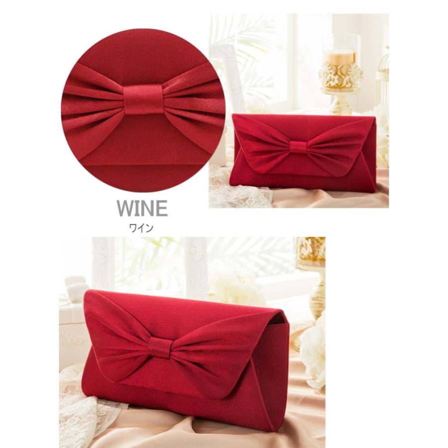 ハンドバッグ パーティーバッグ バッグ クラッチバッグ フォーマル リボン パール ビジュー レディース |  | 05