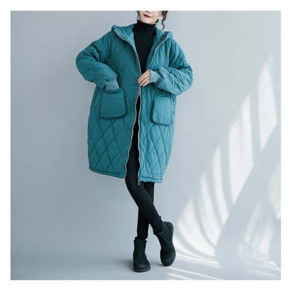 キルティング コート レディース 中綿コート ロングコートフード ボリュームネック ジャケット キルトコート 防寒 あったか 軽い 温かい キルティング コート レディース 中綿コート ロングコートフード