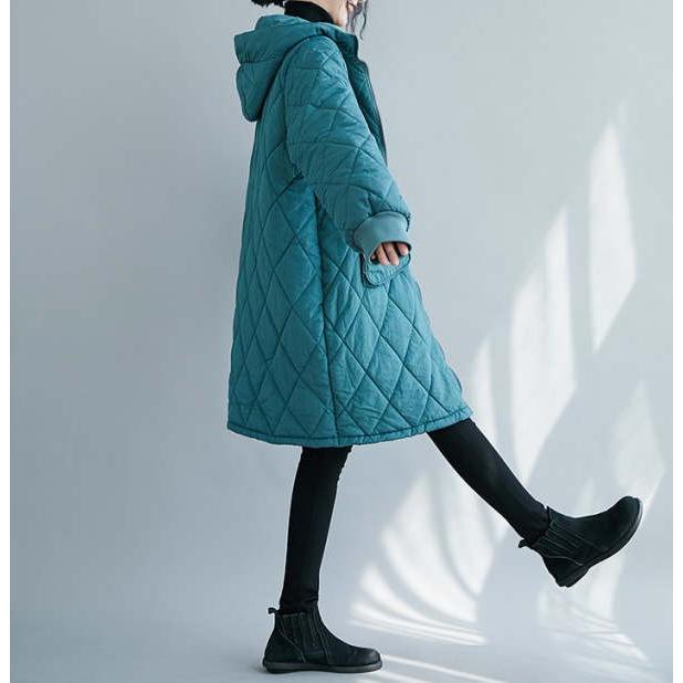 キルティング コート レディース 中綿コート ロングコートフード