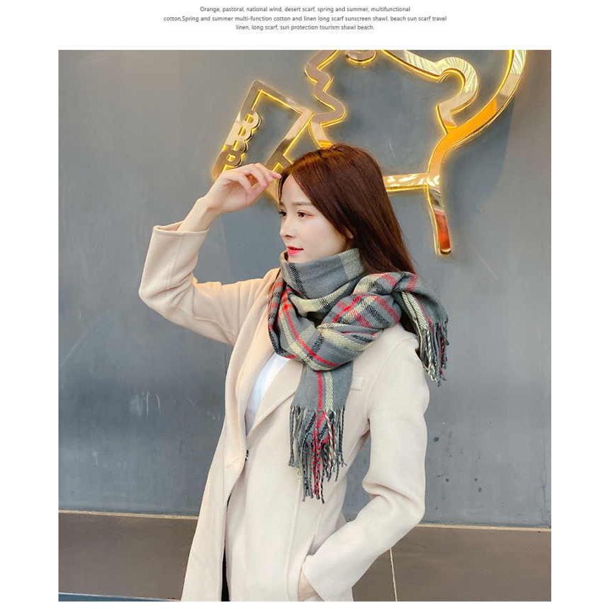 RRL. タータンチェックマフラー　新品未使用　箱付き マフラー POLO RALPH LAUREN チェック ポロ ラルフローレン