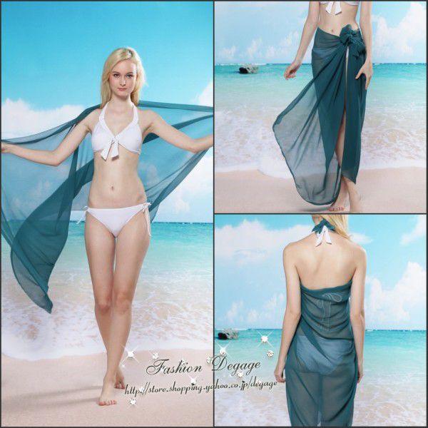 クーポンで10 Off 2way パレオ 大判スカーフ リゾート ワンピース リゾートワンピ 水着コーデ 無地 大きいサイズ ストール 春夏 アパレル Yz3753 Yang Gen 通販 Yahoo ショッピング