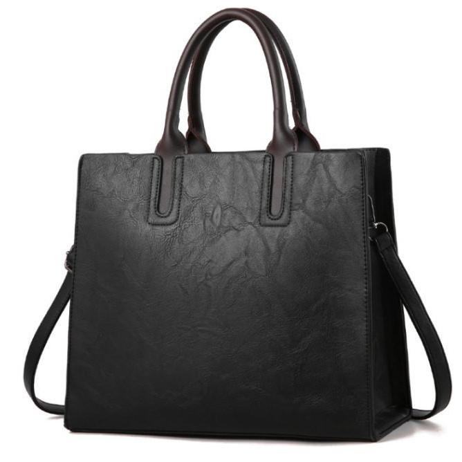 ショルダーバッグ レディース 無地 肩掛け ハンドバッグ 2WAY トート