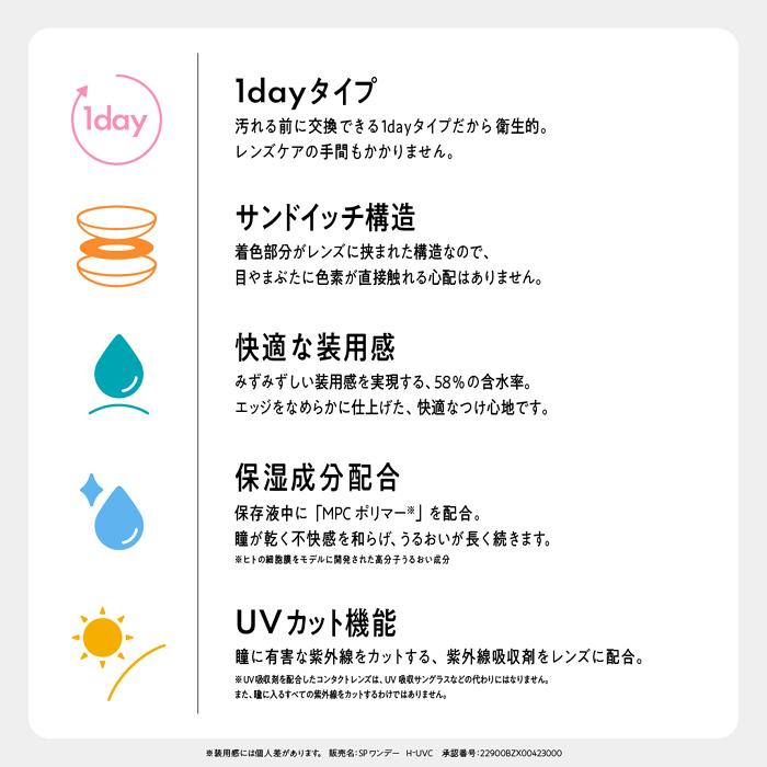 Seed Belleme 1day UV/シード　ベルミーワンデーUV/1箱(10枚入り)(※クリックポスト・レターパックプラス便は代引・日時指定不可) | シード | 07