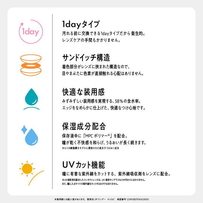Seed Belleme 1day UV/シード　ベルミーワンデーUV/2箱セット(10枚/箱)(※クリックポスト・レターパックプラス便は代引・日時指定不可) |  | 07