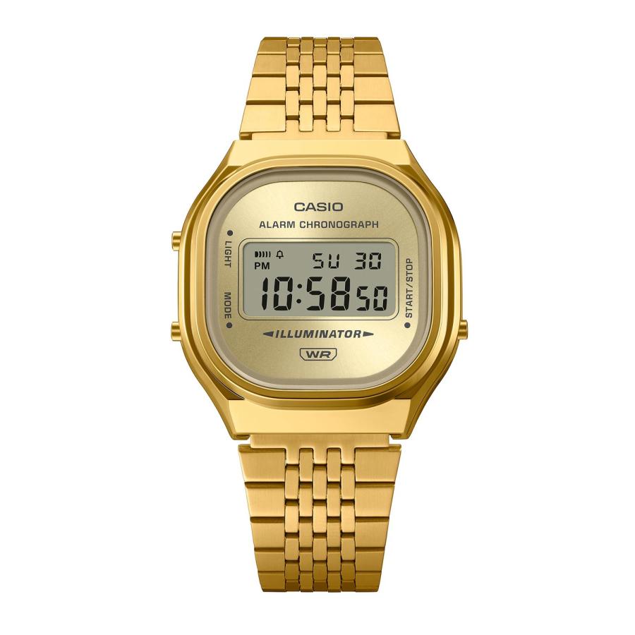 カシオ A140WEG-9AJF CASIO CLASSIC 旭光仕上げ メタルバンド レトロ