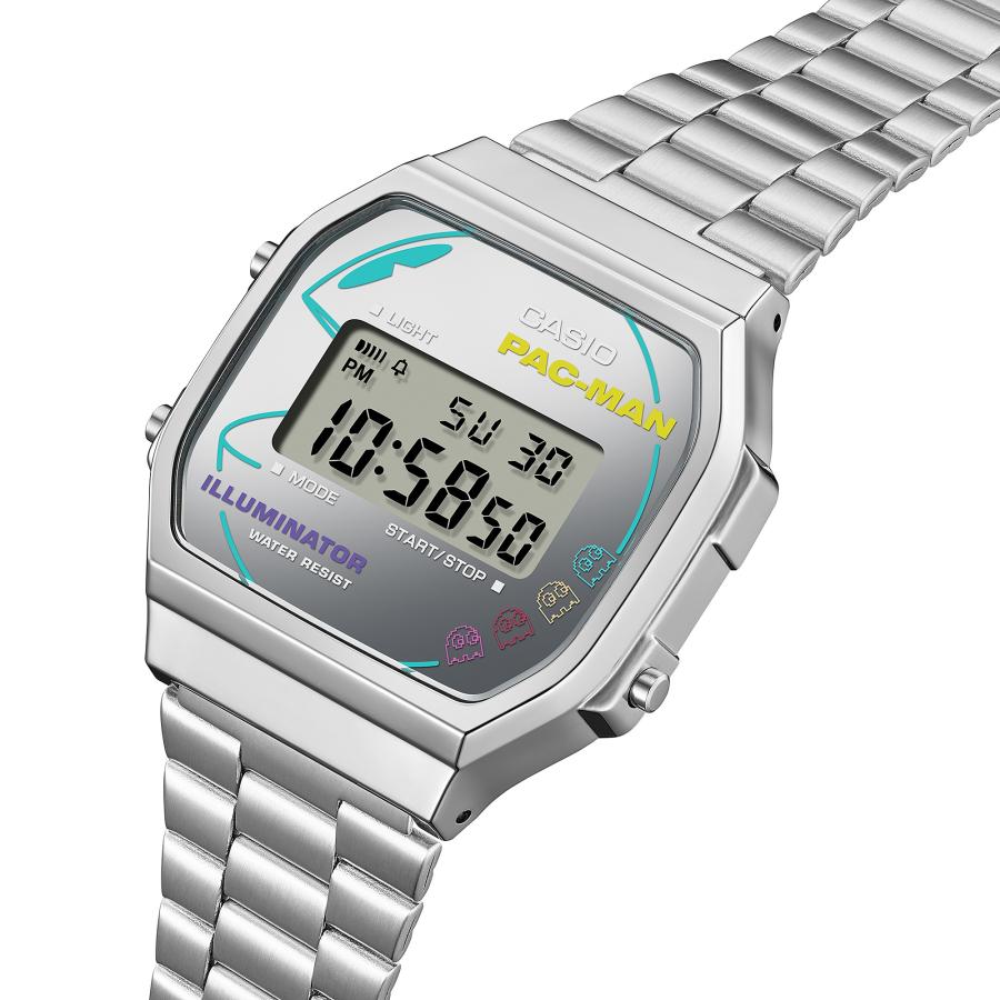 新品未使用品　CASIO パックマンコラボ A168WEPC-7AJR シルバー カシオ クラシック A168WEPC-7AJR パックマン PAC-MAN