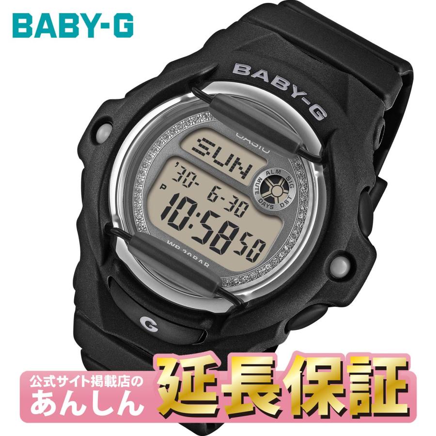 【かなた】CASIO カシオ Baby-G ブラック カシオ BABY-G BG-169KB-1JF Y2K グリッター ブラック 黒 フロント