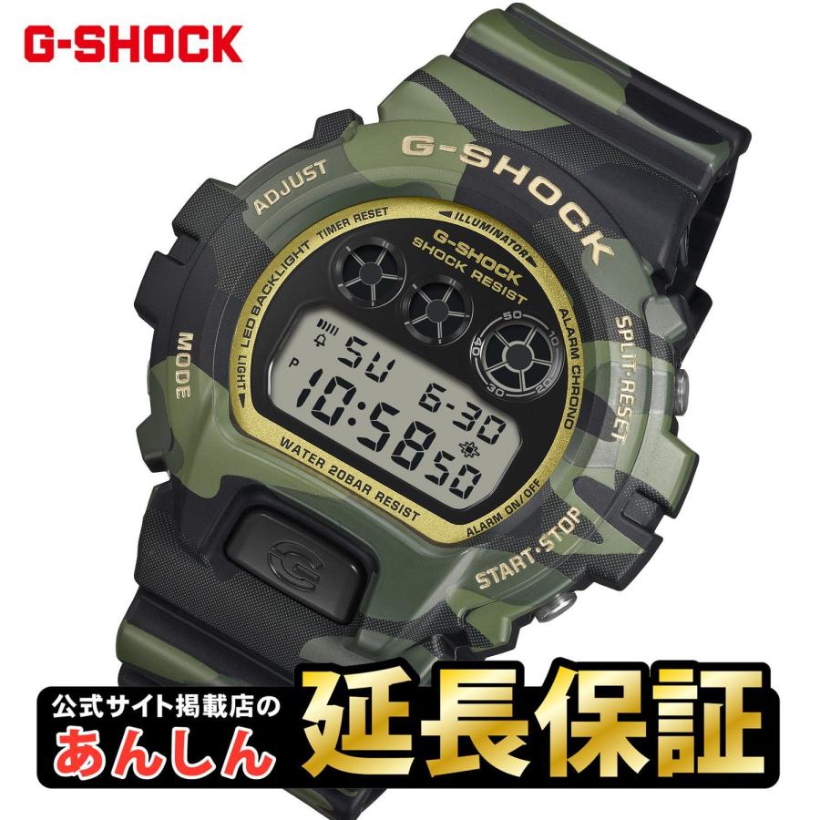 G-SHOCK カシオ BOLD CAMO Series DW-6900CMG-3JF AND GOLD 定番三つ目