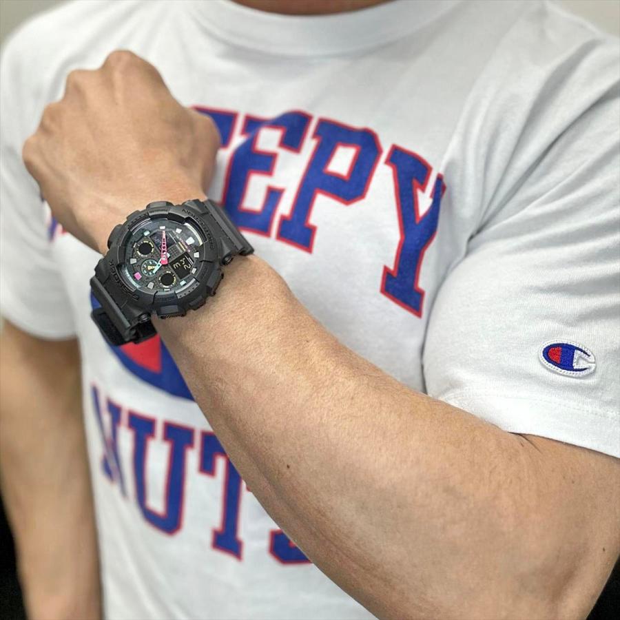カシオ Gショック GA-100MF-1AJF Multi Fluorescent color シリーズ 腕時計 CASIO G-SHOCK ...