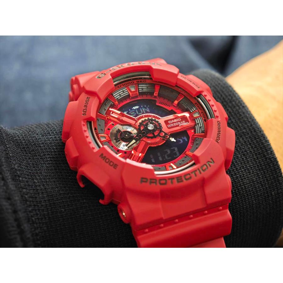 G-SHOCK カシオ Gショック GA-110RRB-4AJF Iconic Styles レッド CASIO