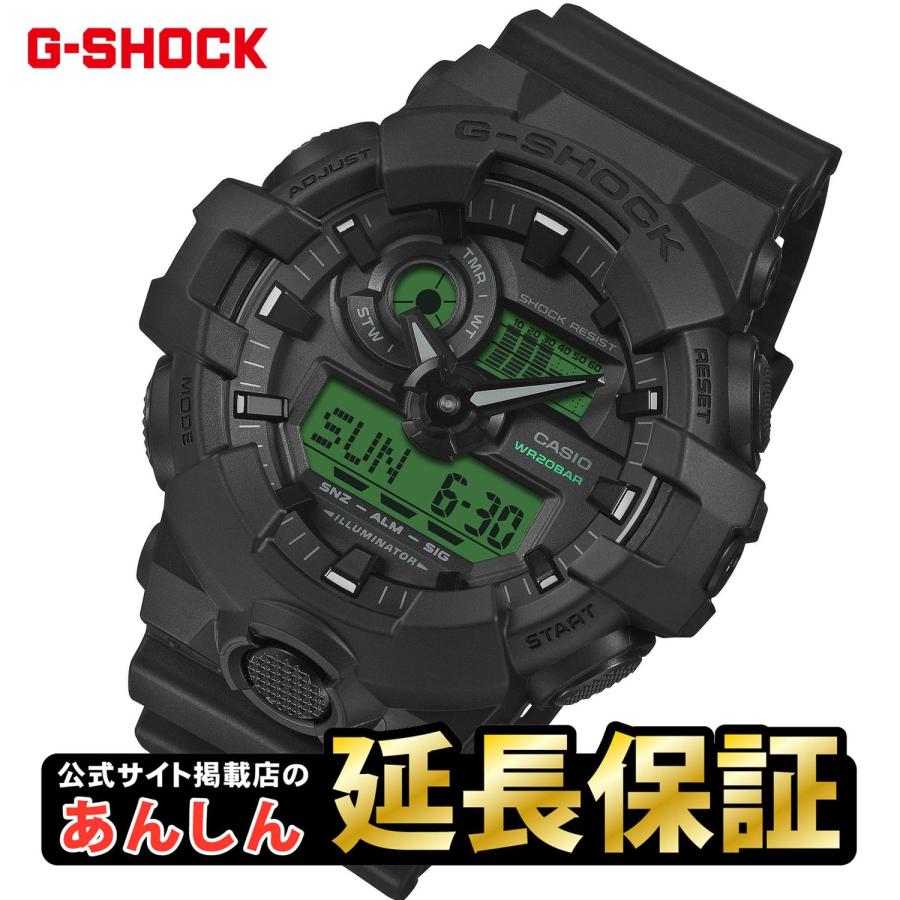 ホックさま専用G-SHOCK デジタル腕時計 ブラック/グリーン ブラック×グリーンが映えるG-SHOCKの新シリーズ「Black and Green