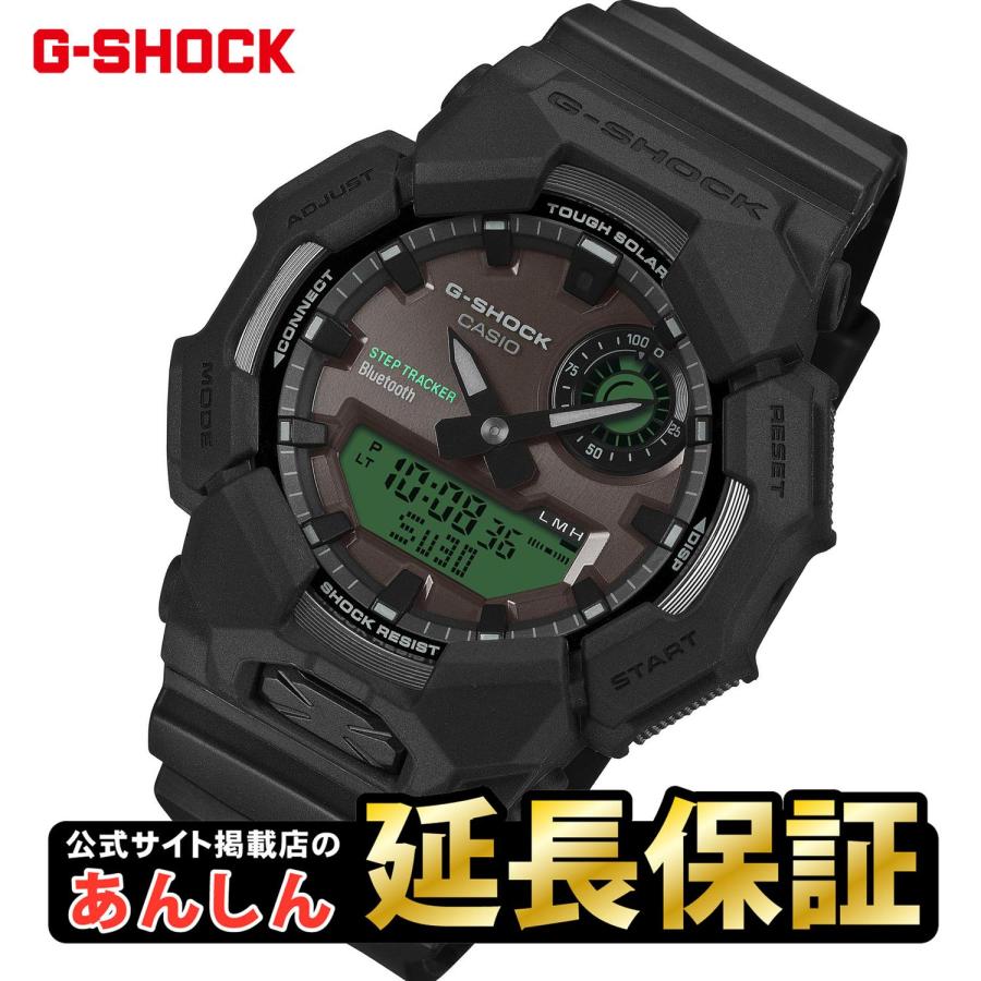 G-SHOCK カシオ GA-B010BEG-1AJF ブラック エレクトログリーン 歩数