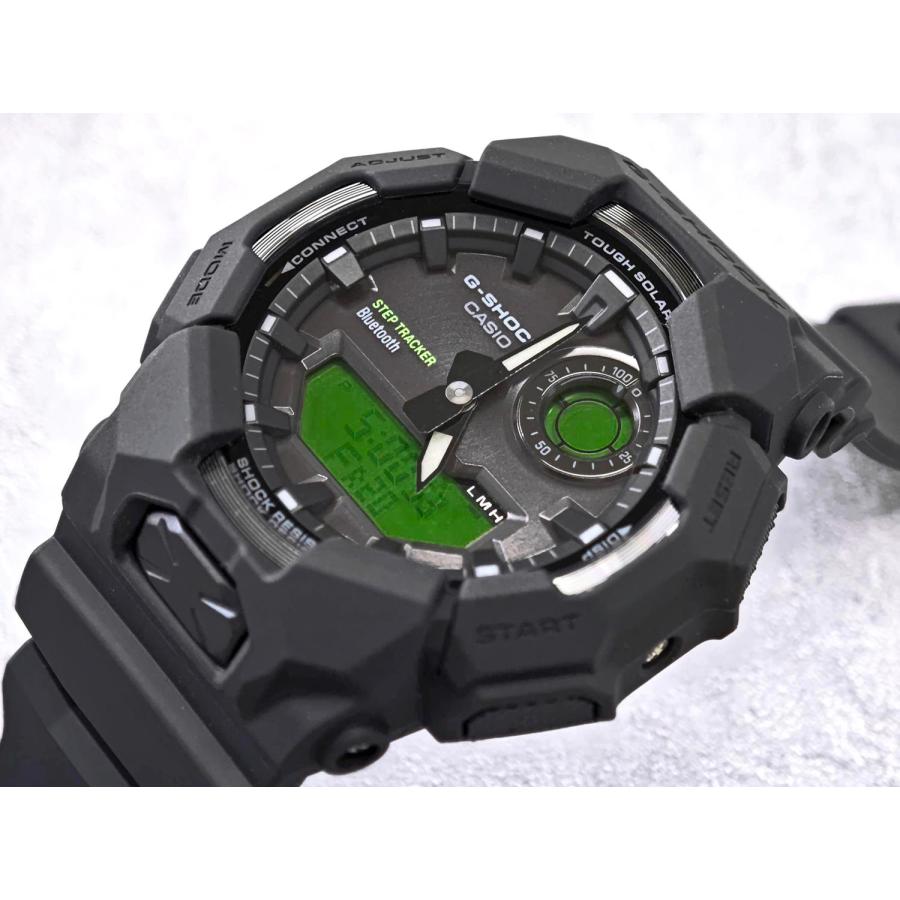 G-SHOCK カシオ GA-B010BEG-1AJF ブラック エレクトログリーン 歩数