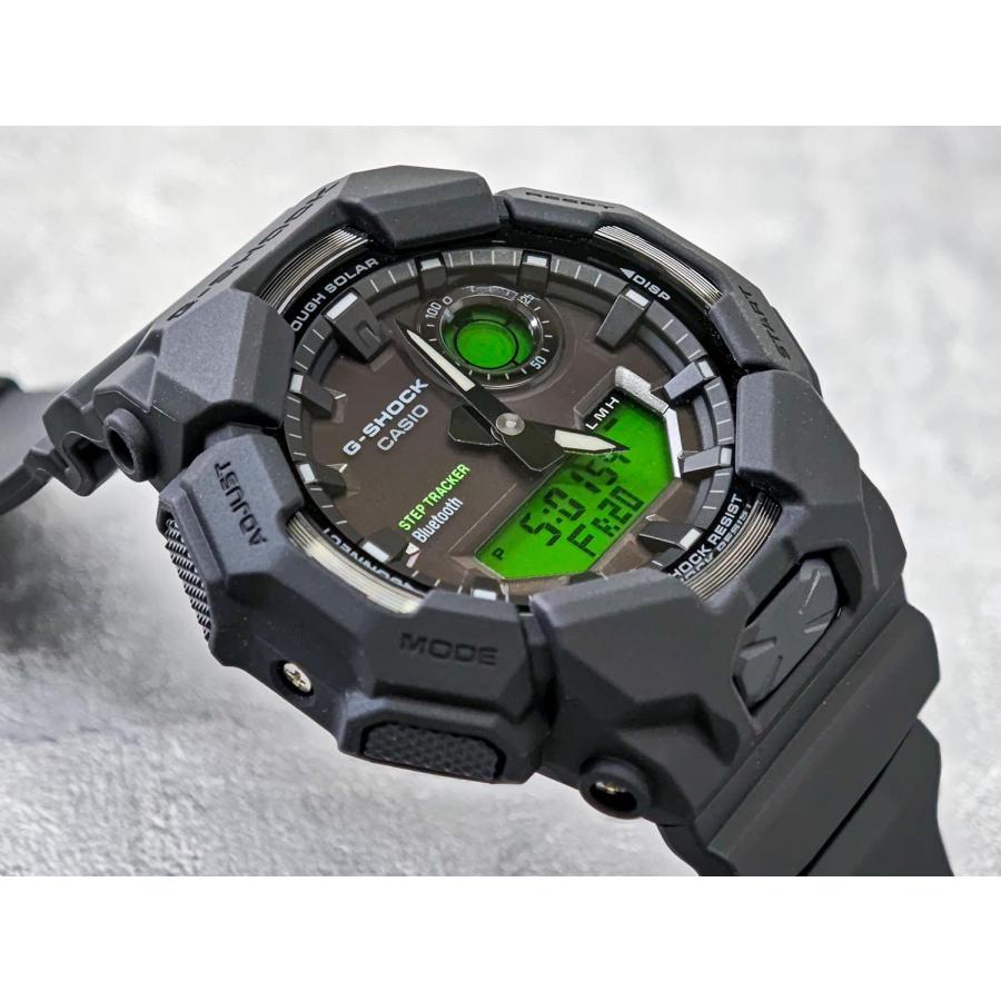 G-SHOCK カシオ GA-B010BEG-1AJF ブラック エレクトログリーン 歩数