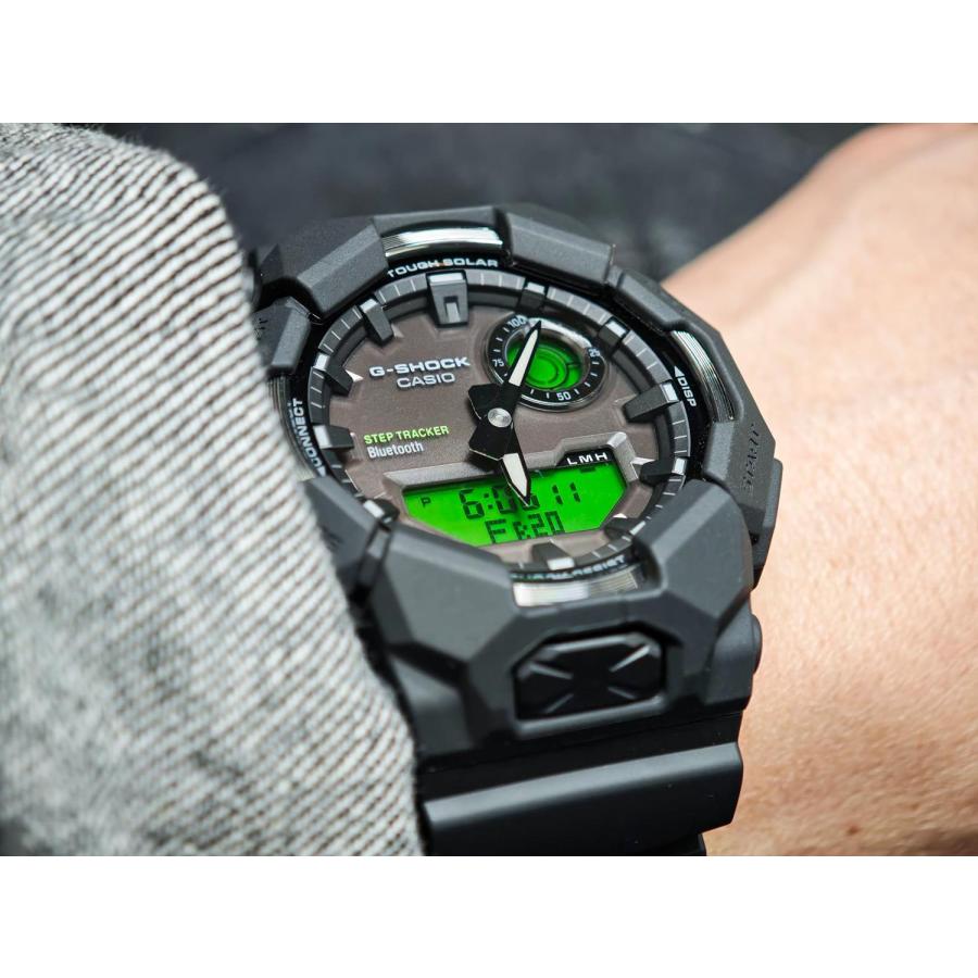 G-SHOCK カシオ GA-B010BEG-1AJF ブラック エレクトログリーン 歩数