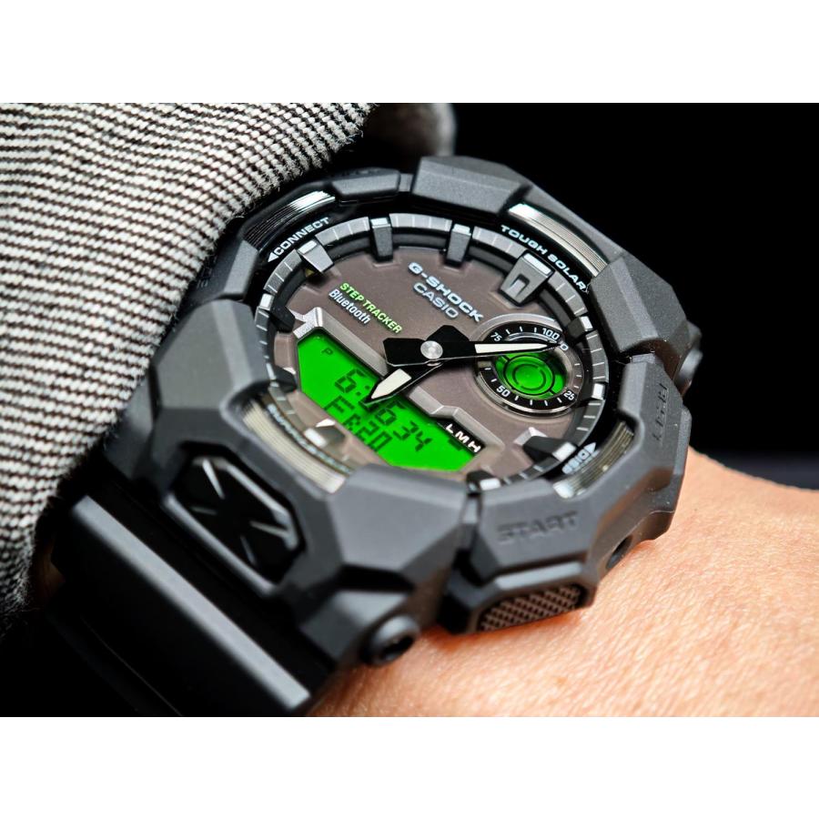 G-SHOCK カシオ GA-B010BEG-1AJF ブラック エレクトログリーン 歩数
