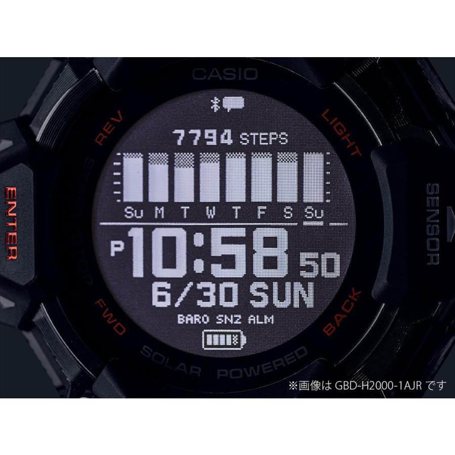 G-SHOCK カシオ Gショック GBD-H2000-1BJR マルチスポーツ対応 心拍 