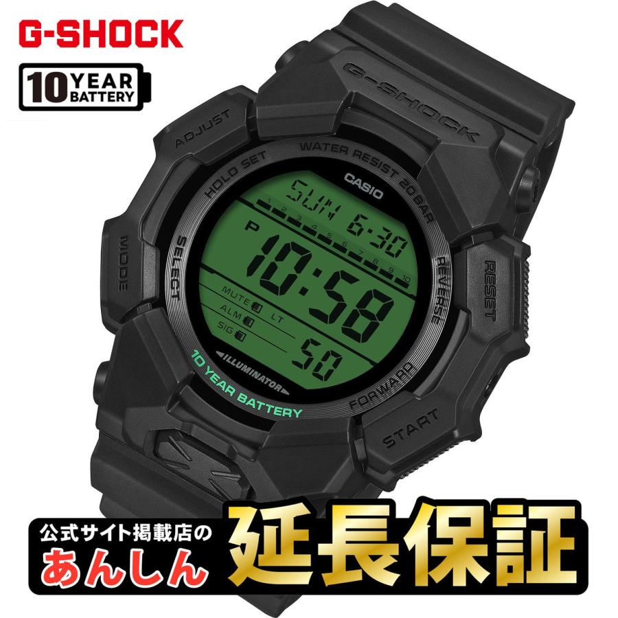 G-SHOCK カシオ GD-010BEG-1JF ブラック エレクトログリーン 10年電池