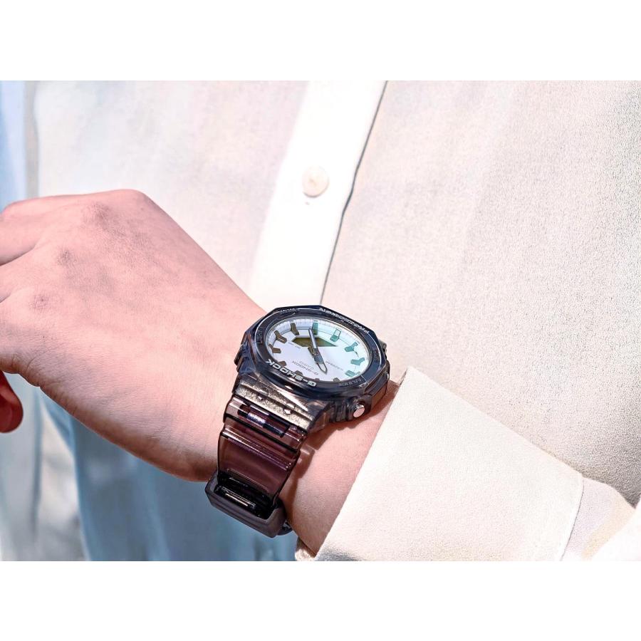 G-SHOCK カシオ GMA-P2100SR-1AJF 偏光カラーガラス スケルトン 