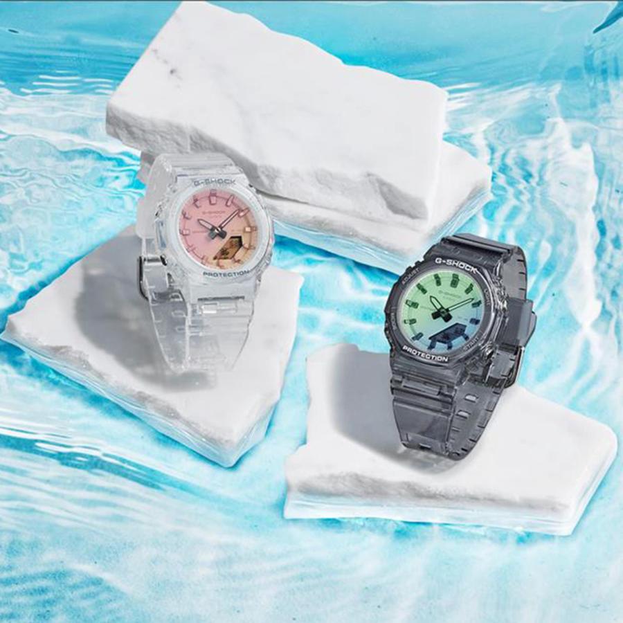 G-SHOCK カシオ GMA-P2100SR-7AJF 偏光カラーガラス スケルトン