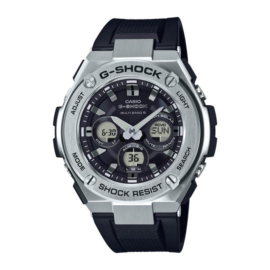 【極美品】G-SHOCK GST-W310 1AJF 電波ソーラー G-SHOCK カシオ Gショック GST-W310-1AJF G-STEEL ミドルサイズ 電波