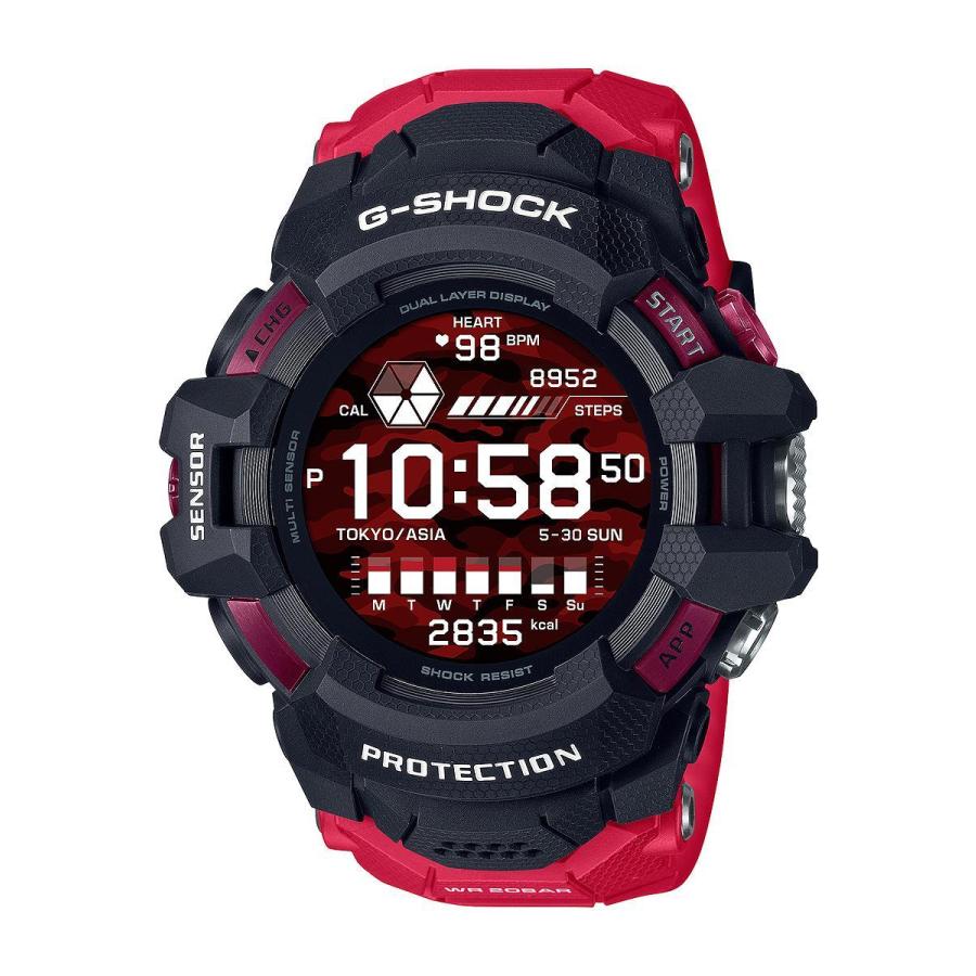 カシオ Gショック GSW-H1000-1A4JR G-SQUAD PRO Wear OS by