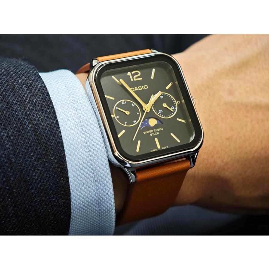 カシオ コレクション MTP-M305L-1AJF 国内正規品 ムーンフェイズ